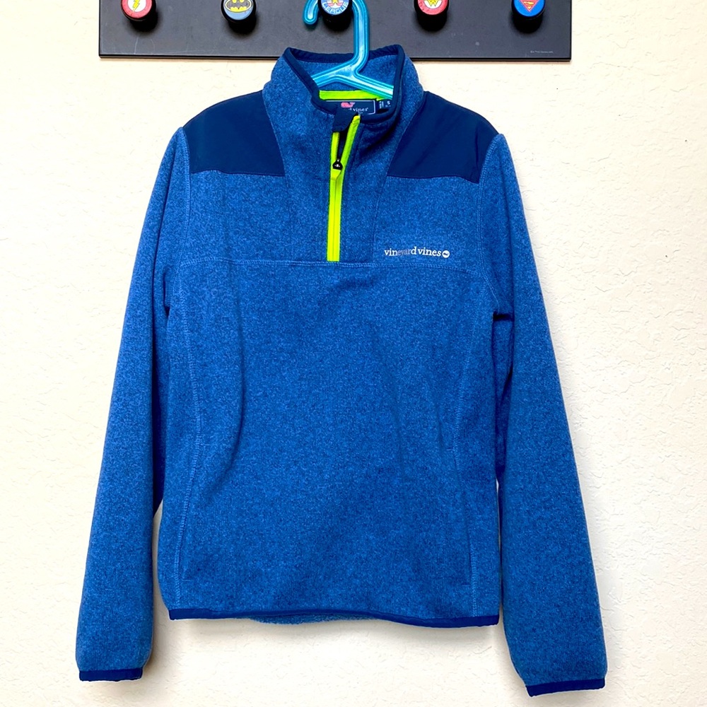 Vineyard vines Boys' Harbor Fleece Shep Shirt